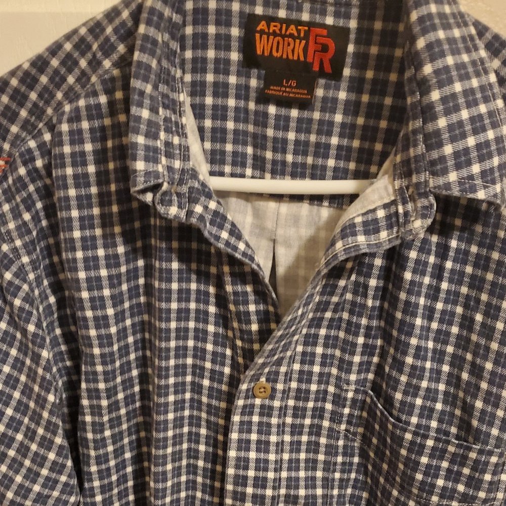 Button down, long sleeve shirt